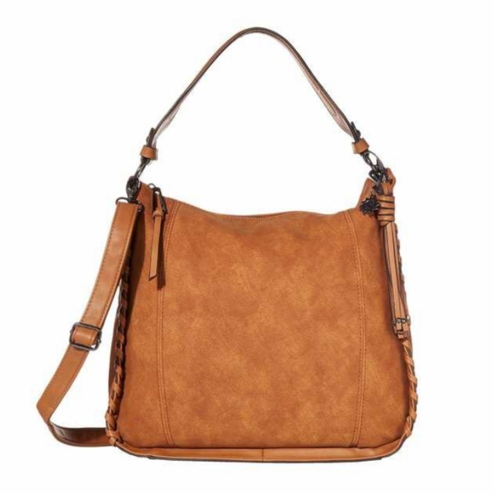 Jessica Simpson Cognac Mila Hobo Handbag - Picture 2 of 11